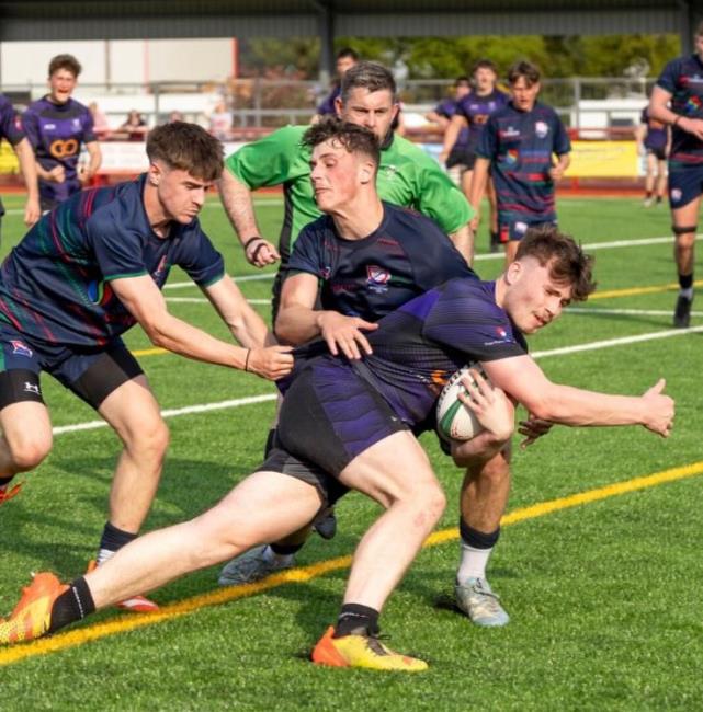 Max Fenn goes over for his first try